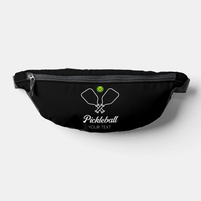 Pickleball with Paddles & Ball Personalised  Bum Bags (Lay Down)