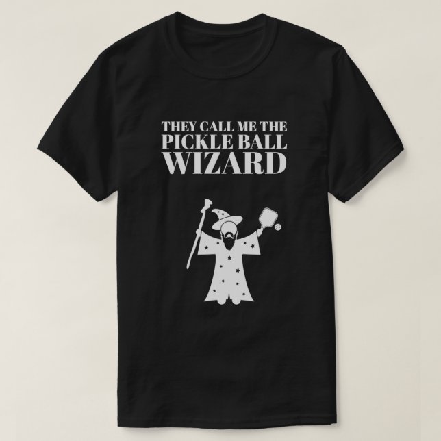 Pickleball Wizard Essential T-Shirt (Design Front)