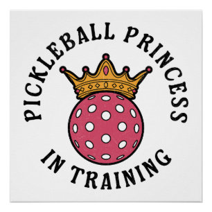 Pickleball Women Funny Poster