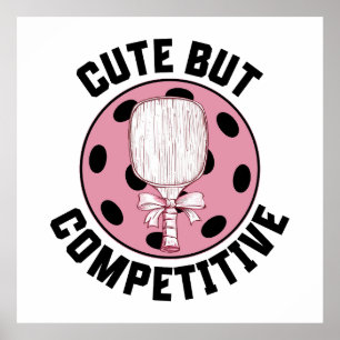Pickleball Women Funny Saying Poster