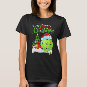 Pickleball  Xmas Decorations Santa Pickleball Chri T-Shirt