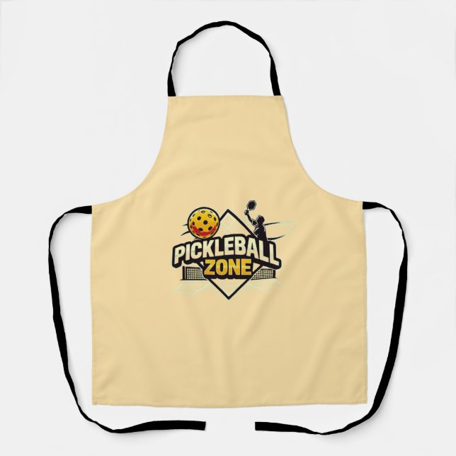 Pickleball Zone - Perfect for Passionate Players Apron (Front)