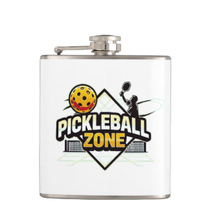 Pickleball Zone - Perfect for Passionate Players Hip Flask