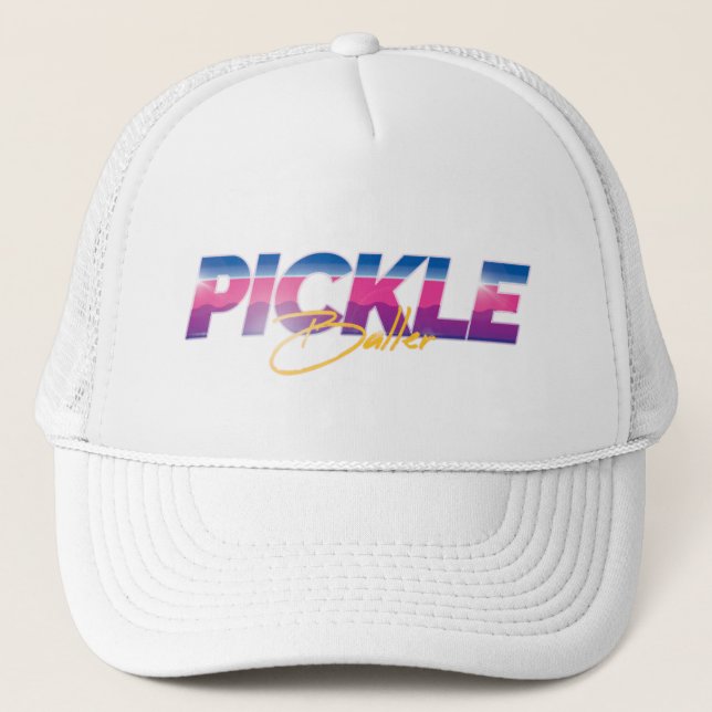 Pickleballer Trucker Hat (Front)