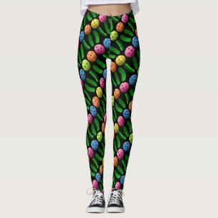 Pickleballs and Pickles Leggings