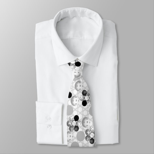 Pickleballs Black and White Tie (Tied)