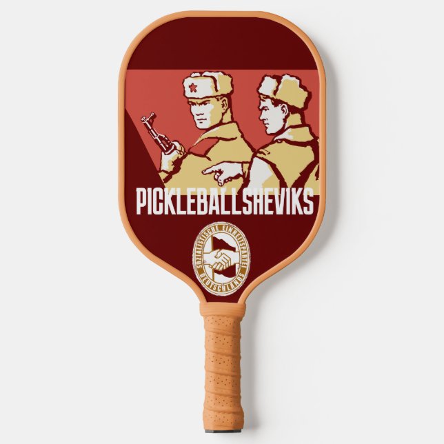 PICKLEBALLSHEVIKS PICKLEBALL PADDLE (Front)
