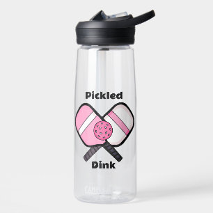 Pickled Dink Funny Pickleball Pun   Water Bottle