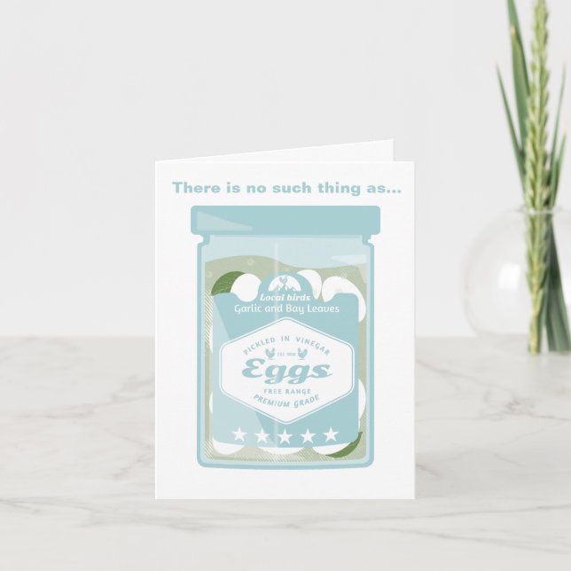 Pickled eggs card (Front)