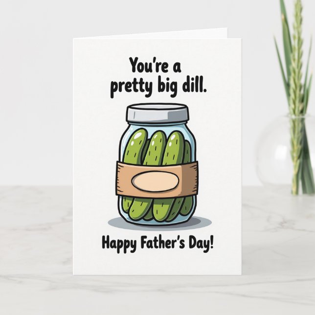 Pickled Fathers Day Card (Front)