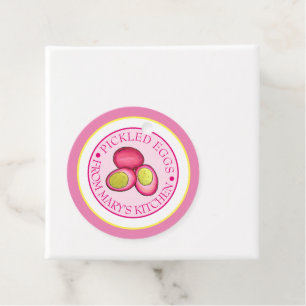 Pickled Hard Boiled Red Beet Eggs Canned By Favour Tags