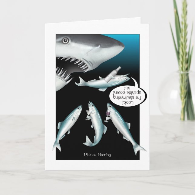 Pickled Herring Birthday Card (Front)