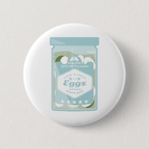 Pickled onions 6 cm round badge