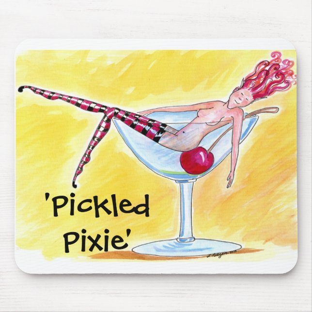pickled pixie, 'Pickled Pixie' Mouse Pad (Front)