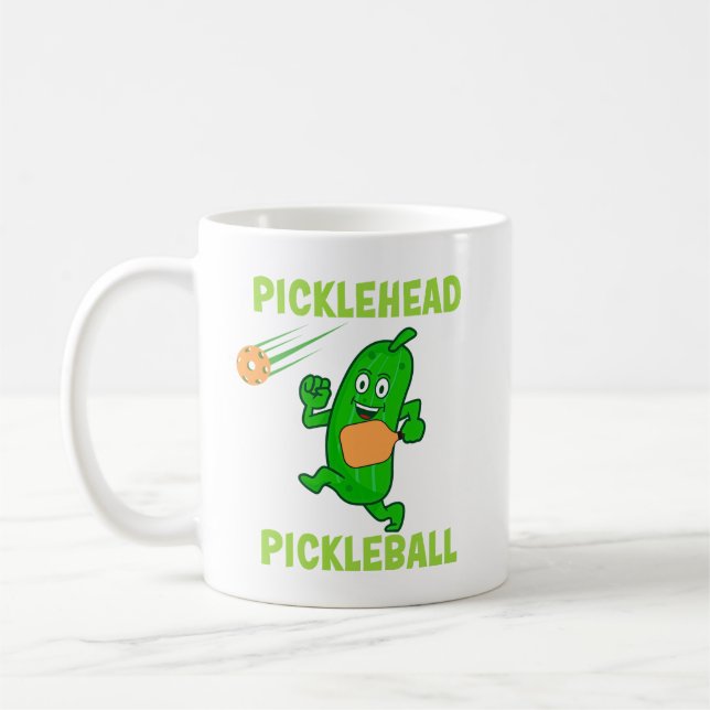 Picklehead Pickleball Coffee Mug (Left)