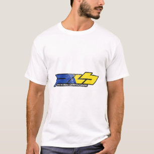 Picklell Distressed Design Blue Yellow Ukraine T-Shirt