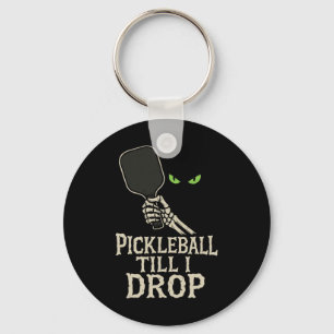 Picklell Till I Drop Skeleton Hand Halloween Desig Key Ring