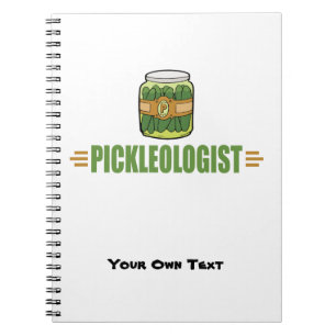 PICKLEOLOGIST Funny Pickle Lovers Notebook