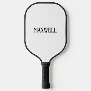 Pickler King Dad Boss Custom Family Name Minimal Pickleball Paddle