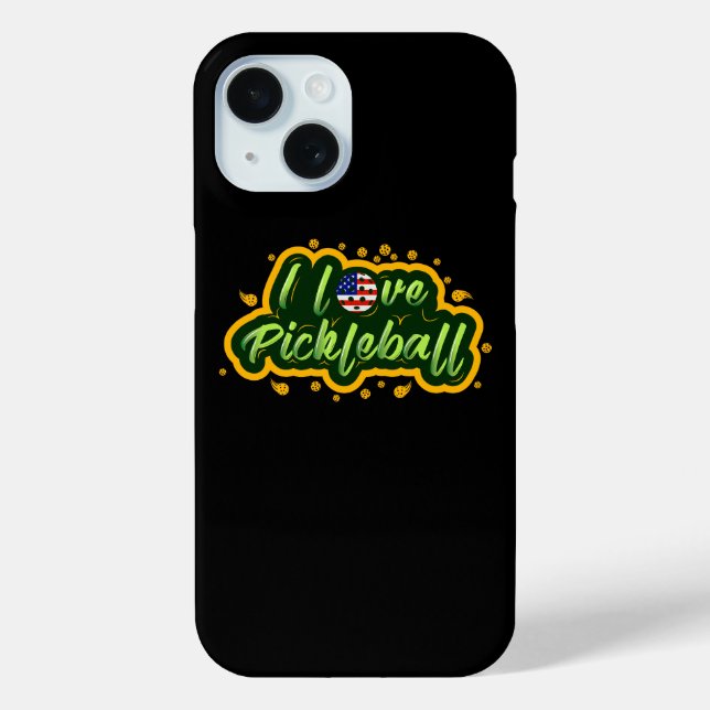 Picklers USA ball - Pickleball Case-Mate iPhone C Case (Back)