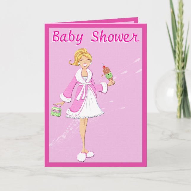 Pickles and Ice Cream Baby Shower Invitation (Front)