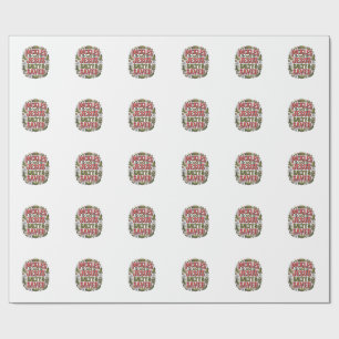 Pickles and Jesus Salty Saved Vintage Shirt Design Wrapping Paper