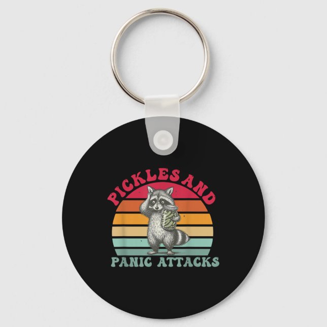 Pickles And Panic Attacks  Key Ring (Front)
