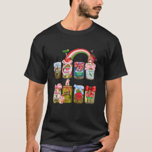 Pickles and Strawberries Coquette Bows Vintage Pic T-Shirt