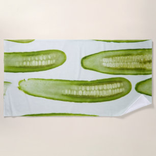 Pickles Green Beach Towel