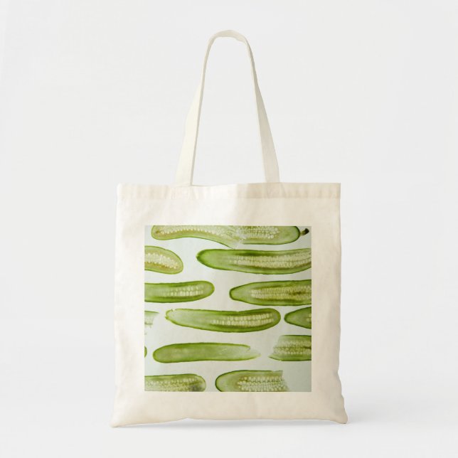 Pickles Green Tote Bag (Front)