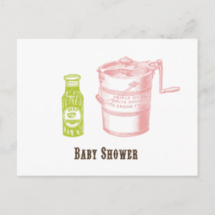 Pickles & Ice Cream Baby Shower Invitation