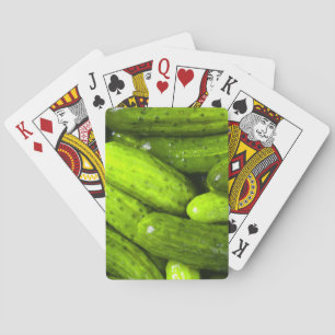 Pickles Pickle Lover Gift Pickle Ball Personalise Playing Cards