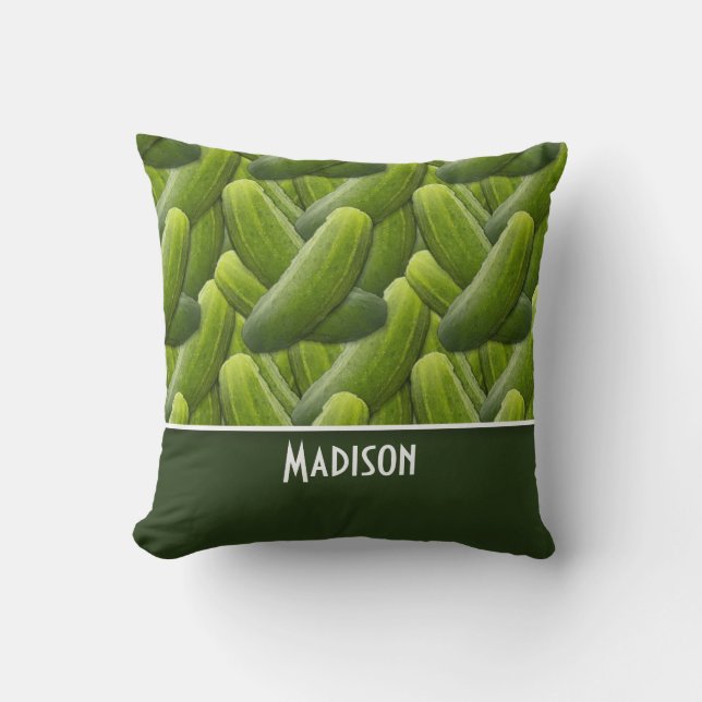 Pickles; Pickle Pattern Cushion (Front)