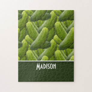 Pickles; Pickle Pattern Jigsaw Puzzle