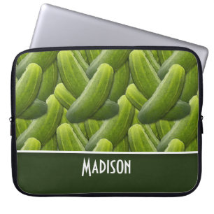 Pickles; Pickle Pattern Laptop Sleeve