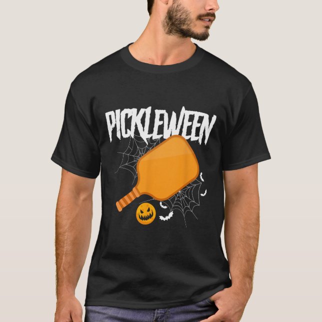 Pickleween Halloween Pickleball  T-Shirt (Front)