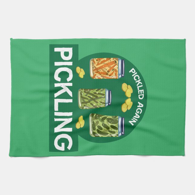Pickling Vegetables | Home Pickling | Pickles | Ap Tea Towel (Horizontal)