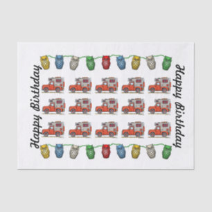 Pickup Truck Camper, RV, trailer or cabin Tissue Paper