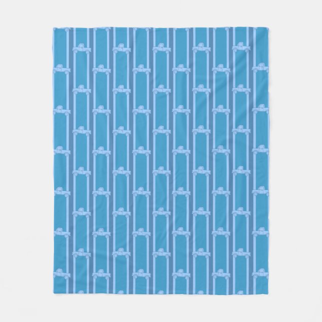 Pickup Truck Fleece Blanket (Front)