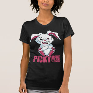 "Picky" Women's Layered Tee- Brown & Pink T-Shirt