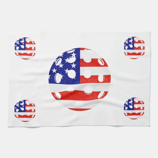 piclleball USA Tea Towel (Horizontal)