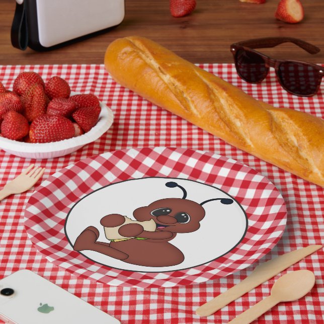 Picnic ant party paper plate (Picnic)
