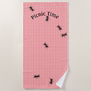 Picnic Ants Beach Towel