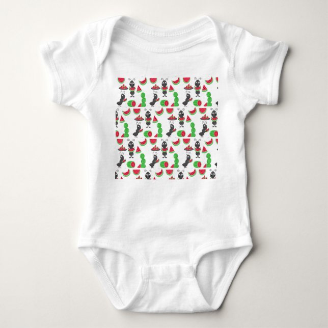 picnic ants newborn body suit baby bodysuit (Front)