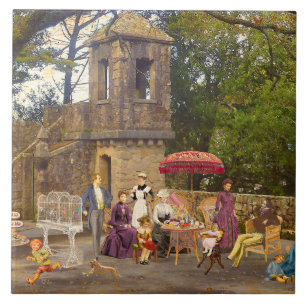 Picnic at Quinta da Regaleira Ceramic Tile