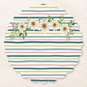 Picnic Baby Shower Paper Coaster
