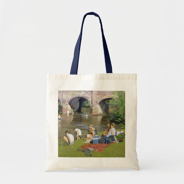 Picnic by the River Withypool Tote Bag (Front)
