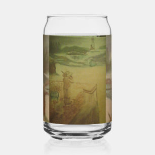 Picnic by the Seashore 25th Anniversary Can Glass
