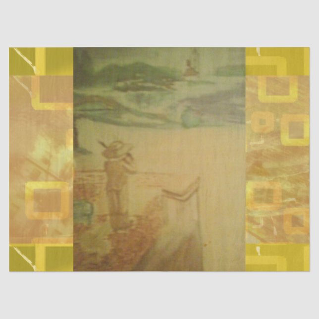 Picnic by the Seashore  Tissue Paper (Front)