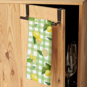  Picnic Citrus Mediterranean  Pattern  Tea Towel